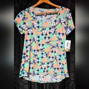 Colorful Mickey Mouse Graphic T-Shirt